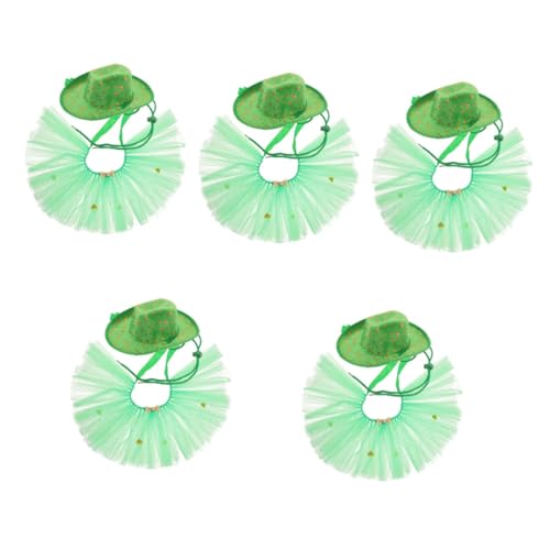 HANABASS 5sätze Tutu-Rock Und Hut Für Haustiere Kostüm Im Shamrock-Stil Für Saint Patrick's Day Festliche Hundekleidung Für Kleine Hunde Und Katzen Einfaches Ausziehen Für Partys Und HANABASS 5sätze Tutu-Rock Und Hut Für Haustiere Kostüm Im Shamrock-Stil Für Saint Patrick's Day Festliche Hundekleidung Für Kleine Hunde Und Katzen Einfaches Ausziehen Für Partys Und von HANABASS