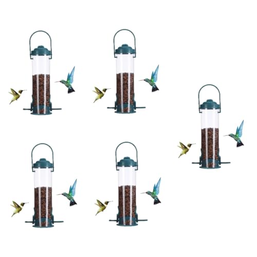 HANABASS 5 Stück Automatische Futterstation Für Vögel Fütterungswerkzeug Vogelfutterbehälter Für Draußen Vogelfutterstation Vogelfutterschale Vogelfutterspender Für Draußen Hängender HANABASS 5 Stück Automatische Futterstation Für Vögel Fütterungswerkzeug Vogelfutterbehälter Für Draußen Vogelfutterstation Vogelfutterschale Vogelfutterspender Für Draußen Hängender von HANABASS