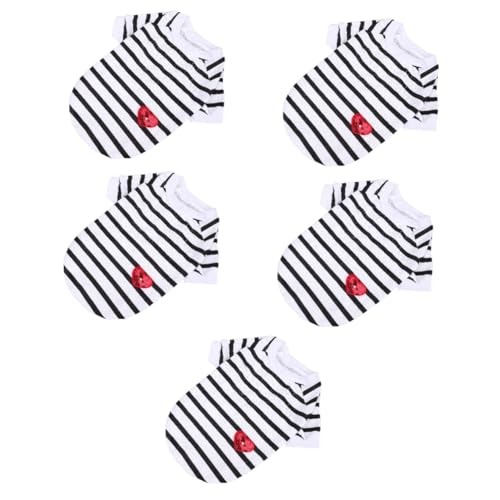 HANABASS 5 Stück Hunde Shirt Sommer Sweatshirt Welpen Sweatshirt Bezaubernde Hundekleidung Hunde Outfit Dekorative Haustier Shirts Bequeme Hundekleidung Sommer Welpen Shirt Hemden HANABASS 5 Stück Hunde Shirt Sommer Sweatshirt Welpen Sweatshirt Bezaubernde Hundekleidung Hunde Outfit Dekorative Haustier Shirts Bequeme Hundekleidung Sommer Welpen Shirt Hemden von HANABASS