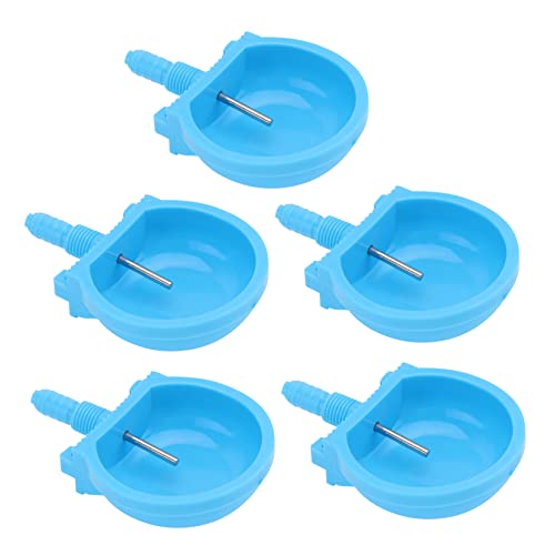 HANABASS 5stücke Automatischer Wasserspender Für Kleintiere Praktischer Trinkbrunnen Für Kaninchen Hunde Marder Und Andere Haustiere Robustes Design Für Ständigen Wasserfluss Blau von HANABASS