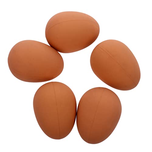 HANABASS 5 Stück Teiliges Hundespielzeug Simulation Eier Bouncing Ball für Hundetraining Langlebiges Kauspielzeug für Hunde Fördert Spiel und Spaß von HANABASS