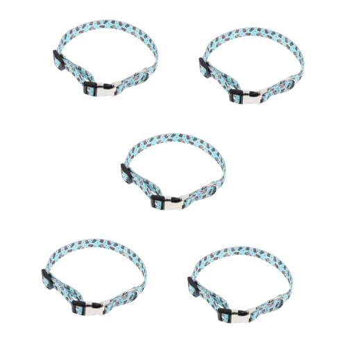 HANABASS 5 Stück Stilvolles Hundehalsband Katzenhalsband Welpenhalsbänder Für Welpen Modisches Haustierhalsband Verschleißfest von HANABASS