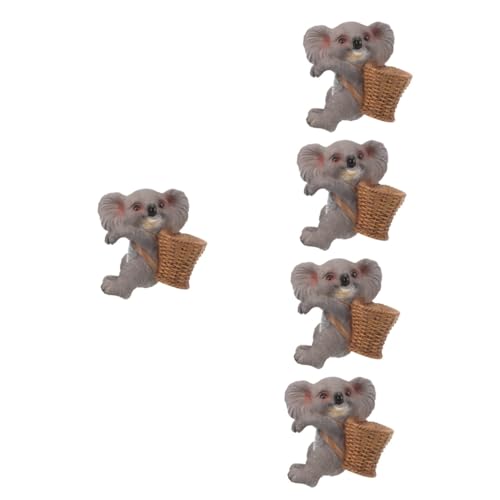HANABASS 5stücke Koala Hängende Dekoration Für Aquarien Realistisches Harz Ornament Für Fischkästen Und Stabil Attraktive Aquarium Deko Für Fischliebhaber von HANABASS