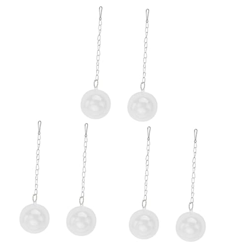 HANABASS 6 STK Fütterungsball vogelspielzeug vogelkäfig Hängender Futterspender für Hühner Spielzeug für Hasen Hasenspielzeug Hamster Spielzeug Futter hängende Schale Geflügelfutter Acryl HANABASS 6 STK Fütterungsball vogelspielzeug vogelkäfig Hängender Futterspender für Hühner Spielzeug für Hasen Hasenspielzeug Hamster Spielzeug Futter hängende Schale Geflügelfutter Acryl von HANABASS