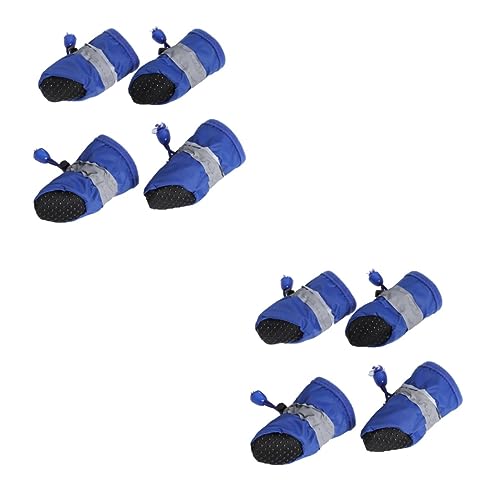 HANABASS 2 Sets Hundeschuhe XL Für Hunde Pfotenschutz Für Bis Mittelgroße Hunde Allwetter 4 Stück X 2 HANABASS 2 Sets Hundeschuhe XL Für Hunde Pfotenschutz Für Bis Mittelgroße Hunde Allwetter 4 Stück X 2 von HANABASS