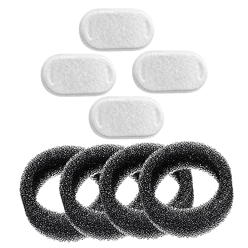 HANABASS 8 Stück Ersatzfilter Set für Katzen Trinkbrunnen Teiliges Filter und Schwammkombination Kompatibel mit Haustier Wasserspendern Einfach zu Wechseln Langlebige Wasserfiltration für HANABASS 8 Stück Ersatzfilter Set für Katzen Trinkbrunnen Teiliges Filter und Schwammkombination Kompatibel mit Haustier Wasserspendern Einfach zu Wechseln Langlebige Wasserfiltration für von HANABASS