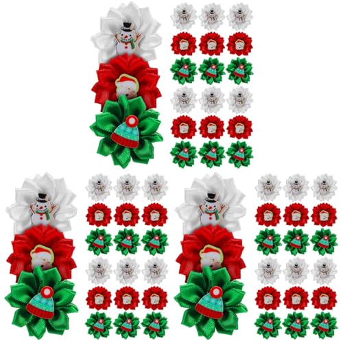 HANABASS 90stücke Teiliges Weihnachts-Haarschmuck Für Hunde Bunte Haarschleifen Mit Gummibändern Für Festliche Anlässe Als Für Haustiere Zur Weihnachtszeit HANABASS 90stücke Teiliges Weihnachts-Haarschmuck Für Hunde Bunte Haarschleifen Mit Gummibändern Für Festliche Anlässe Als Für Haustiere Zur Weihnachtszeit von HANABASS