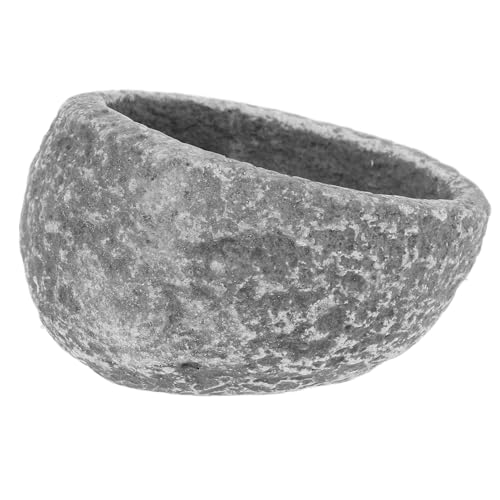 HANABASS Anti-Escaping Food Bowl Reptilienwasserschale Futter- Und Wassernapf Für Reptilien Essen Eidechsen Füttern Futterhäuschen Haustier Fütterung Bärtig Drachen Gecko Schüssel Harz Grau HANABASS Anti-Escaping Food Bowl Reptilienwasserschale Futter- Und Wassernapf Für Reptilien Essen Eidechsen Füttern Futterhäuschen Haustier Fütterung Bärtig Drachen Gecko Schüssel Harz Grau von HANABASS
