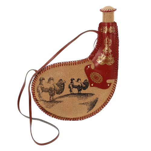 HANABASS Antiker Wasserbeutel für Wein Auslaufsicher mit Schultergurt für Outdoor Aktivitäten Reisen und Familiennutzung Design und Praktische Anwendung HANABASS Antiker Wasserbeutel für Wein Auslaufsicher mit Schultergurt für Outdoor Aktivitäten Reisen und Familiennutzung Design und Praktische Anwendung von HANABASS
