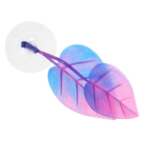 HANABASS Simulation Leaves with Suction Cup, Saugnapf Wasserpflanzen, Betta Fisch Blattpolster Aquarium Laichblatt, Kampffisch Aquarium Zubehör HANABASS Simulation Leaves with Suction Cup, Saugnapf Wasserpflanzen, Betta Fisch Blattpolster Aquarium Laichblatt, Kampffisch Aquarium Zubehör von HANABASS