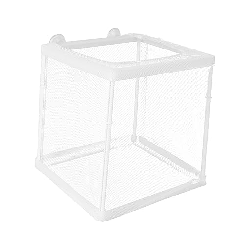 HANABASS Atmungsaktive Zuchtbox für Fische Aquarium Inkubator aus Netz für Babyfische Garnelen und Isolation von Kranken Fischen von HANABASS