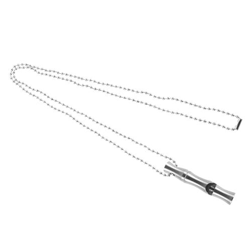 HANABASS Bambuspfeife Geräte Zinn Pfeift Sport Rindenhalsband Für Hunde Sportpfeifen Hundeglocke Flaggen Pfeife Mit Trageband Netz Spiel Pfeifen Mit Lanyard Fußball Silver Rostfreier Stahl HANABASS Bambuspfeife Geräte Zinn Pfeift Sport Rindenhalsband Für Hunde Sportpfeifen Hundeglocke Flaggen Pfeife Mit Trageband Netz Spiel Pfeifen Mit Lanyard Fußball Silver Rostfreier Stahl von HANABASS