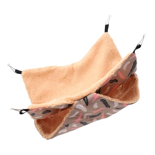 HANABASS Baumwollversteck Klein Meerschweinchen Bett Hängematte Tiere Nagetier Chinchilla Plüsch Bettwäsche Meerschweinchenkäfig Meerschweinchen Versteck Baumwolle von HANABASS