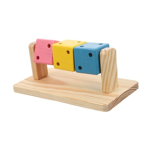 HANABASS Hamster-kauspielzeug Aus Holz Vielseitig Einsetzbares Enrichment-Spielzeug Für Hamster Meerschweinchen Kaninchen Und Kleintiere Fördert Zahngesundheit Und Beschäftigung von HANABASS