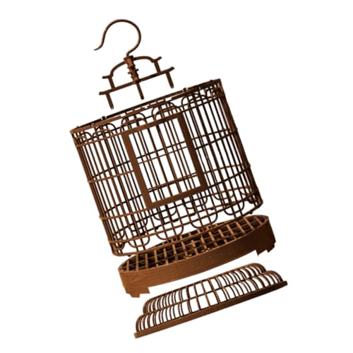 HANABASS Birdcage Villa Vogelkäfige Für Papageien Lovebird Reiseträger Kleiner Papageienkäfig Lovebird Käfig Kleine Vogelträger Wildvogel Babyträger Papageien Vogelkäfig Kunststoff von HANABASS