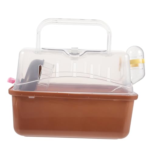 HANABASS Hamster-reisekäfig Transportkäfig Für Haustiere Für Ausflüge Hamster-transportbox Mit Wasserflasche Für Reisen HANABASS Hamster-reisekäfig Transportkäfig Für Haustiere Für Ausflüge Hamster-transportbox Mit Wasserflasche Für Reisen von HANABASS