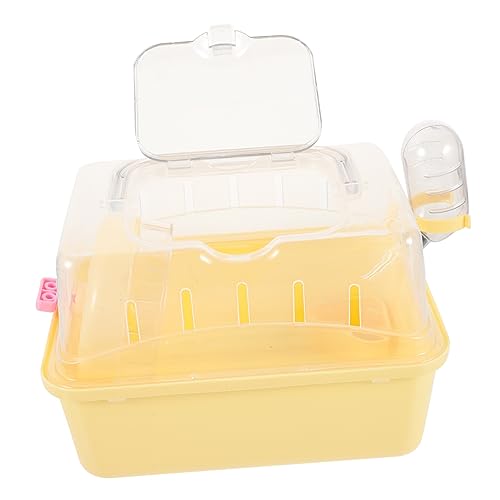 HANABASS Kleintier Transportbox Für Hamster Und Kleine Haustiere Transparente Tragetasche Mit - Leicht Für Unterwegs von HANABASS