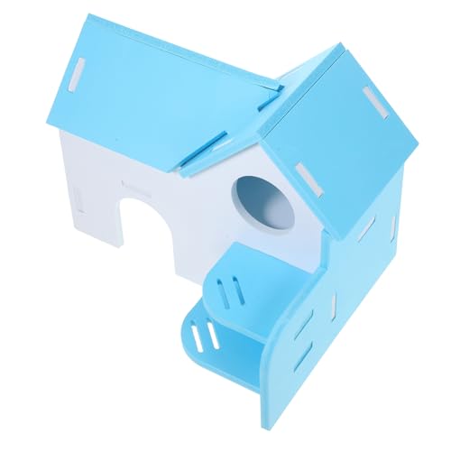 HANABASS Guinea Pig Haus Doppelstöckiges Versteck Für Kleintiere Farbenfrohes Hamsterhaus Umweltfreundliche Villa Für Chinchillas Und Meerschweinchen Gemütlicher Rückzugsort HANABASS Guinea Pig Haus Doppelstöckiges Versteck Für Kleintiere Farbenfrohes Hamsterhaus Umweltfreundliche Villa Für Chinchillas Und Meerschweinchen Gemütlicher Rückzugsort von HANABASS