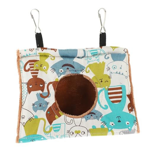 HANABASS Winter Warm Bird House Beheizbares Vogelbett Parrot Snuggle Tent Für Kleine Und Mittelgroße Vögel Für Käfige Sicheren Rückzugsort Und Schlafplatz von HANABASS