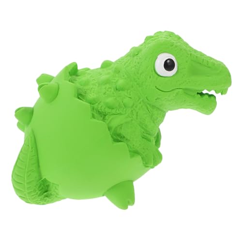 HANABASS Dinosaurierförmiges Hundespielzeug aus Latex Bissfestes Interaktives Quietschspielzeug für Welpen Fördert das Kauen und Hält Hunde Sicheres Ungiftiges Material für Kleine HANABASS Dinosaurierförmiges Hundespielzeug aus Latex Bissfestes Interaktives Quietschspielzeug für Welpen Fördert das Kauen und Hält Hunde Sicheres Ungiftiges Material für Kleine von HANABASS