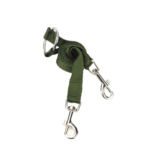 HANABASS Doppelleine für Hunde Nylon Hundeleine für Hunde Militärgrün für Kleine Haustiere mit Zwei Clips für Anlegen Langlebig und Verhedderungsfrei HANABASS Doppelleine für Hunde Nylon Hundeleine für Hunde Militärgrün für Kleine Haustiere mit Zwei Clips für Anlegen Langlebig und Verhedderungsfrei von HANABASS