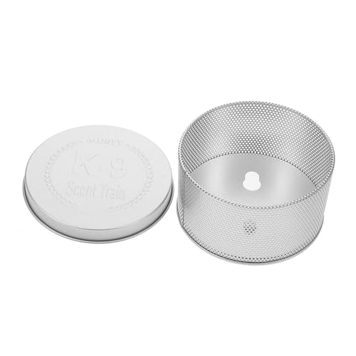 HANABASS Duftbox für Hundetraining Ausbildung Klicker automatisch Hundespielzeug Hundeduft Dufttraining-Box Hundetraining Zubehör Geruchstraining für Hunde Dufttrainingsboxen Magnet Silver von HANABASS