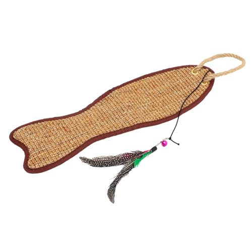 HANABASS Fischförmige Kratzmatte aus Natürlichem Sisal Robustes Katzen Kratzpad zum Krallenschärfen und Sofaschutz Kratzfest mit Angenehmem Duft für Katzen als und Zufällige HANABASS Fischförmige Kratzmatte aus Natürlichem Sisal Robustes Katzen Kratzpad zum Krallenschärfen und Sofaschutz Kratzfest mit Angenehmem Duft für Katzen als und Zufällige von HANABASS