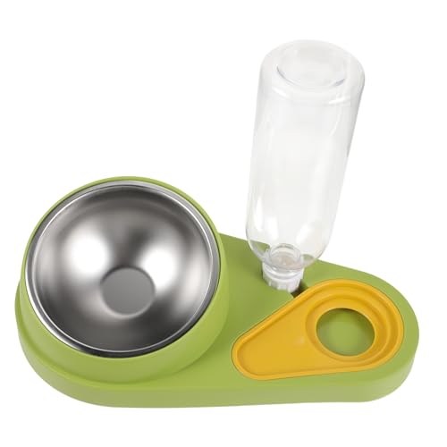 HANABASS Futterautomat Für Haustiere Hundewasser Wasserspender Für Hunde Hund Wassernapf Futterspender Haustierwasserschale Schüssel Automatisch Essen Light Green Plastik HANABASS Futterautomat Für Haustiere Hundewasser Wasserspender Für Hunde Hund Wassernapf Futterspender Haustierwasserschale Schüssel Automatisch Essen Light Green Plastik von HANABASS