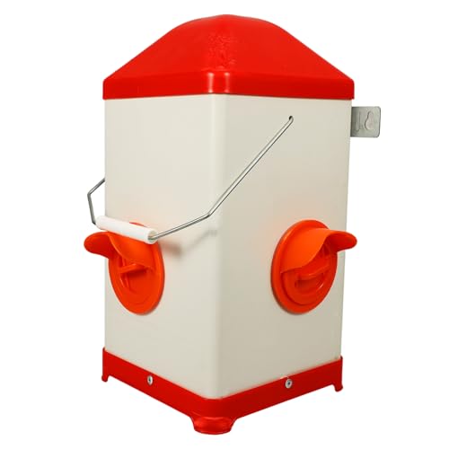 HANABASS Futterautomat Futtertrog für Hühner Futterbehälter für Küken automatische Kükenfütterung Haustierfutterhalter Geflügel Hühnerfutter Glas Behälter für Geflügelfutter pp Weiß HANABASS Futterautomat Futtertrog für Hühner Futterbehälter für Küken automatische Kükenfütterung Haustierfutterhalter Geflügel Hühnerfutter Glas Behälter für Geflügelfutter pp Weiß von HANABASS