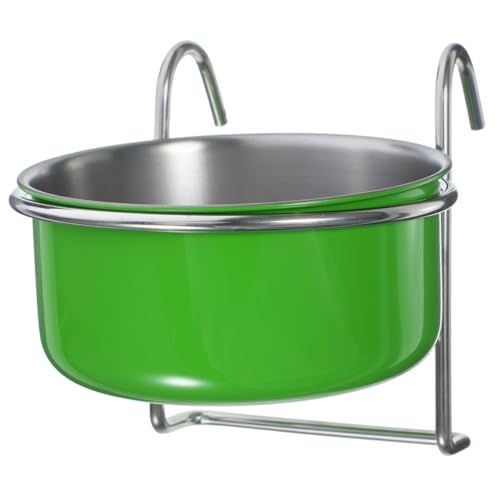 HANABASS Papagei Vogel Feeder Lebensmittel Schüssel Robust Edelstahl Vogel Käfig Zubehör Reusable von HANABASS