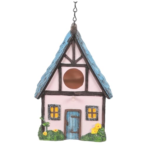 HANABASS Hängendes Vogelhaus aus Kunstharz Dekoratives für Garten Wetterbeständig und Langlebig Sicherer Unterschlupf für Winter Einzigartiges Design HANABASS Hängendes Vogelhaus aus Kunstharz Dekoratives für Garten Wetterbeständig und Langlebig Sicherer Unterschlupf für Winter Einzigartiges Design von HANABASS