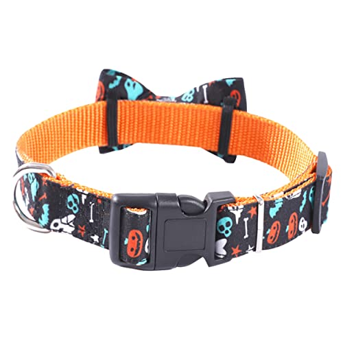 HANABASS Halloween Haustier Verstellbar mit Schleifendekor Schwarzes und Hundehalsband für Kostüm Bequemes Sicheres Material für Party und Alltag Xs für Kleine Tiere HANABASS Halloween Haustier Verstellbar mit Schleifendekor Schwarzes und Hundehalsband für Kostüm Bequemes Sicheres Material für Party und Alltag Xs für Kleine Tiere von HANABASS