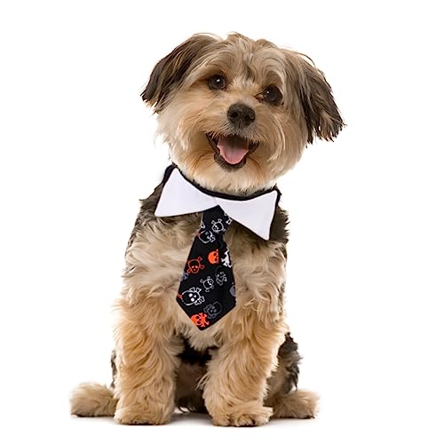 HANABASS Haustier-Halloween- -Halsband Atmungsaktive Baumwolle Hundekrawatte Festliches Party-zubehör Für Hunde L von HANABASS