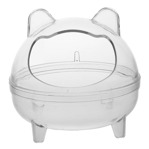 HANABASS Hamster Badezimmer Toilette Hamsterbad Toilette Sandbad Für Hamster Zubehör Für Kleine Haustierkäfige Hamsterstaubbad Toilettenbehälter Für Hamster Hamsterbadpool Transparent Abs HANABASS Hamster Badezimmer Toilette Hamsterbad Toilette Sandbad Für Hamster Zubehör Für Kleine Haustierkäfige Hamsterstaubbad Toilettenbehälter Für Hamster Hamsterbadpool Transparent Abs von HANABASS