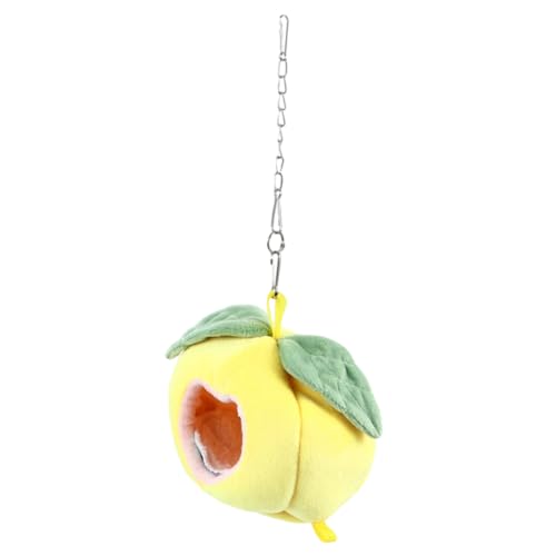 HANABASS Hamster Baumwollnest Tierhängematte Hamster Hängebett Warmes Hamsternest Kleintierbettwäsche Hängematte Für Nagetiere Fleece Hamsterbettwäsche Hamster Rohrbett von HANABASS