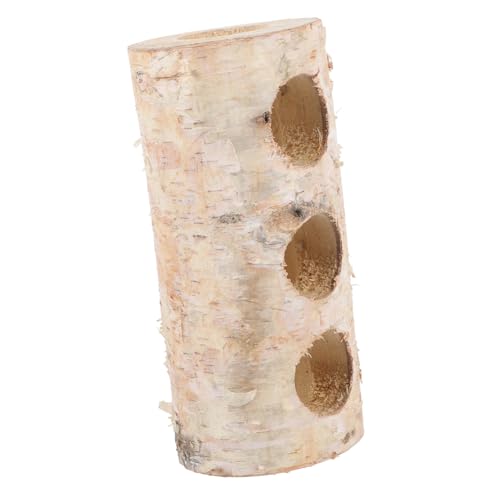 HANABASS Hamster Höhle aus Holz Natürlicher Baumstamm Tunnel für Hamster Versteck Innendurchmesser Sicheres Kauspielzeug für Kleintiere HANABASS Hamster Höhle aus Holz Natürlicher Baumstamm Tunnel für Hamster Versteck Innendurchmesser Sicheres Kauspielzeug für Kleintiere von HANABASS