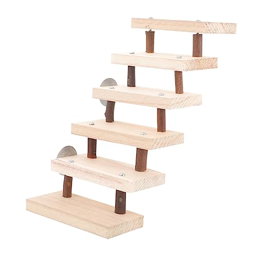 HANABASS Hamster-Kletterleiter Chinchilla-Leiter Waschbare PIPI-Pads für Meerschweinchen Heu Hamster hamsterspielzeug Leiterspielzeug für Chinchilla Rattenleiter hölzern HANABASS Hamster-Kletterleiter Chinchilla-Leiter Waschbare PIPI-Pads für Meerschweinchen Heu Hamster hamsterspielzeug Leiterspielzeug für Chinchilla Rattenleiter hölzern von HANABASS