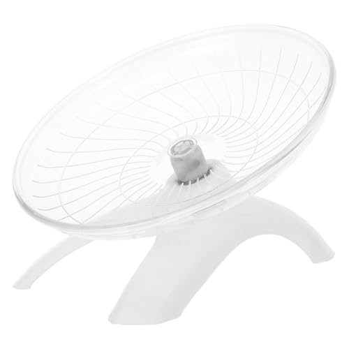HANABASS Hamster Laufrad Geräuschloses Übungsrad für Kleintiere Saucer Spinner für Hamster Rennmäuse und Kleine Haustiere Sicheres und Stabiles Design Leise Bewegung Attraktives von HANABASS