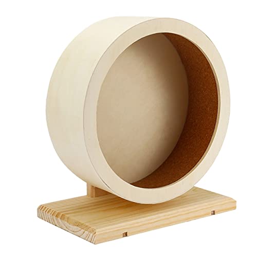HANABASS Hamster Laufrad aus Holz Übungsrad für Hamster Igel und Kleine Tiere für Spielzeiten Sorgt für Stressabbau und Unterhaltung HANABASS Hamster Laufrad aus Holz Übungsrad für Hamster Igel und Kleine Tiere für Spielzeiten Sorgt für Stressabbau und Unterhaltung von HANABASS