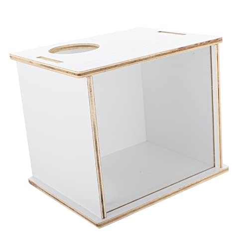 HANABASS Hamsterbadewanne Multifunktions Sandbadebox für Kleintiere Transparentes Leicht zu Reinigen für Hamster Chinchillas Rennmäuse und Mäuse von HANABASS