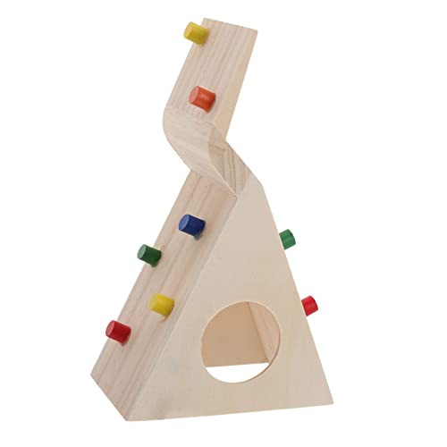 HANABASS Hamster Spielzeughaus aus Holz Multifunktionales Hamstersporthaus für Kleine Haustiere und Verstecken Langlebig und Sicher Beige Perfektes HANABASS Hamster Spielzeughaus aus Holz Multifunktionales Hamstersporthaus für Kleine Haustiere und Verstecken Langlebig und Sicher Beige Perfektes von HANABASS