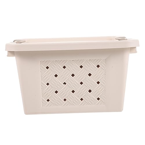 HANABASS Hamster Transportbox Atmungsaktive Kunststoffbox für Kleintiere Tragbare Hamster Tragebox mit Großem Innenraum Haustierträger für Reisen Robust und Praktisch für Alltag von HANABASS