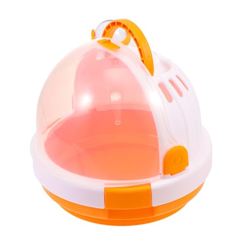 HANABASS Hamster Transportbox Tragbarer Futterbehälter für Chinchillas und Andere Kleintiere Atmungsaktiv für Reisen Camping und Ausflüge mit Praktischem Sicherer HANABASS Hamster Transportbox Tragbarer Futterbehälter für Chinchillas und Andere Kleintiere Atmungsaktiv für Reisen Camping und Ausflüge mit Praktischem Sicherer von HANABASS
