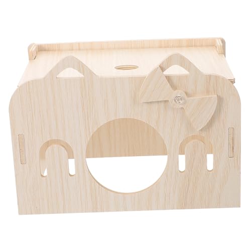 HANABASS Atmungsaktive Mini Meerschweinchenhütte Aus Holz Hamsterhäuser Stabiles Massivholz Ratten Schlafhaus HANABASS Atmungsaktive Mini Meerschweinchenhütte Aus Holz Hamsterhäuser Stabiles Massivholz Ratten Schlafhaus von HANABASS