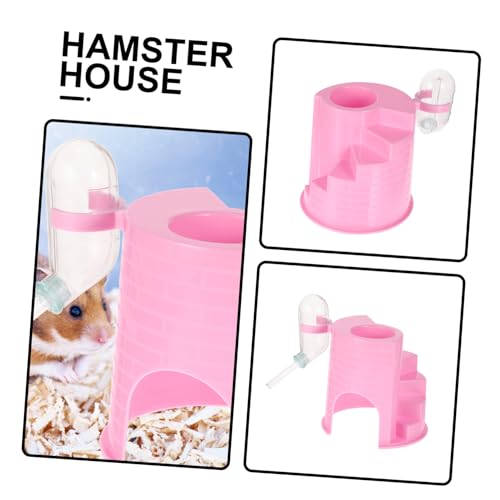 HANABASS Hamsterhaus mit Wasserspender Kunststoff Hamster Schlafhaus Niedliches Hamsterversteck mit Privatem Rückzugsort und Dekorativem Leiterdesign für Kleintiere Geeignet HANABASS Hamsterhaus mit Wasserspender Kunststoff Hamster Schlafhaus Niedliches Hamsterversteck mit Privatem Rückzugsort und Dekorativem Leiterdesign für Kleintiere Geeignet von HANABASS