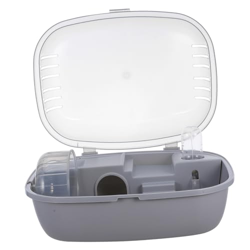 HANABASS Hamsterkäfig Hamster Transportkäfig Hamsterbox Hamstertasche Kleintiertransportbox Hamsterversteck Hamsterträger Hasenkäfig Chinchilla Reisekäfig Käfig für Meerschweinchen Abs Grey HANABASS Hamsterkäfig Hamster Transportkäfig Hamsterbox Hamstertasche Kleintiertransportbox Hamsterversteck Hamsterträger Hasenkäfig Chinchilla Reisekäfig Käfig für Meerschweinchen Abs Grey von HANABASS