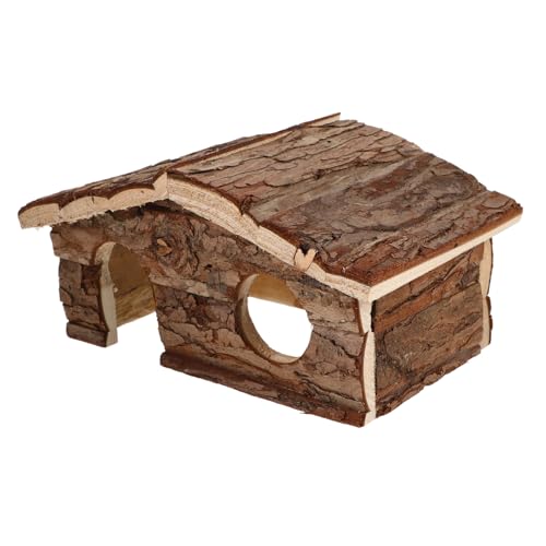 HANABASS Stabiles Hamsterhaus Aus Holz Spielhaus Spielzeug Für Zwerghamster Meerschweinchen Und Mäuse von HANABASS