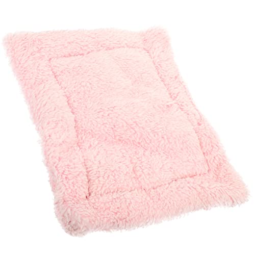 HANABASS Hamsterstreu Hundewindeln Heizkissen Für Haustiere Nest Nagetier Hundebett Haustier Hamsterbett Kaninchenstall Haustierkäfig Schweinehamsterhausbett Bettwäsche Welpe Rosa Sherpa HANABASS Hamsterstreu Hundewindeln Heizkissen Für Haustiere Nest Nagetier Hundebett Haustier Hamsterbett Kaninchenstall Haustierkäfig Schweinehamsterhausbett Bettwäsche Welpe Rosa Sherpa von HANABASS