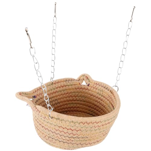 HANABASS Hamsterversteck-Hängematte: 18 cm Große Hamsterschaukel Meerschweinchen-Spielzeug Aufhängung Hamsterbett Warme Unterlage Kleintier-Lebensraum Aufhängeöse HANABASS Hamsterversteck-Hängematte: 18 cm Große Hamsterschaukel Meerschweinchen-Spielzeug Aufhängung Hamsterbett Warme Unterlage Kleintier-Lebensraum Aufhängeöse von HANABASS