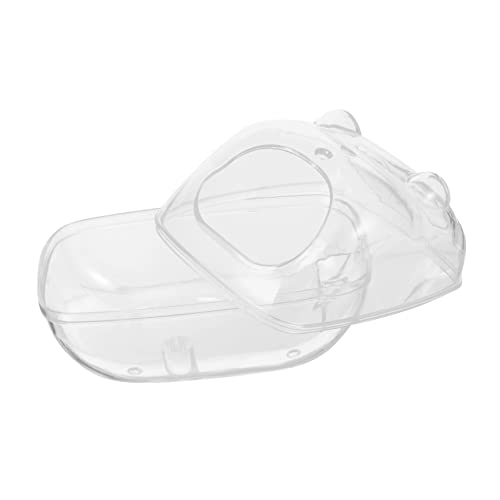 HANABASS Hamsterwannenhaus Sandbad Für Rennmäuse Hamsterbadewanne Große Waschbare Streu Hamsterbadebecken Lebensraum Hamster Sandbadeplattform Kunststoff Transparent HANABASS Hamsterwannenhaus Sandbad Für Rennmäuse Hamsterbadewanne Große Waschbare Streu Hamsterbadebecken Lebensraum Hamster Sandbadeplattform Kunststoff Transparent von HANABASS